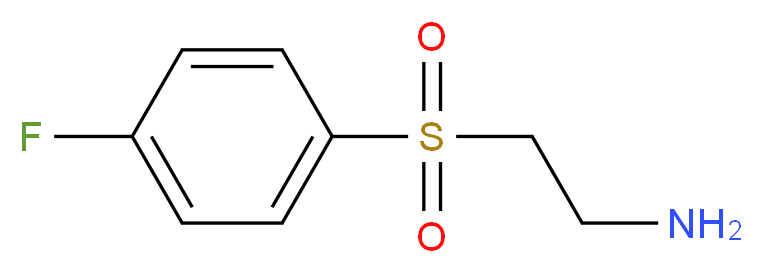 {2-[(4-fluorophenyl)sulfonyl]ethyl}amine hydrocloride_Molecular_structure_CAS_)