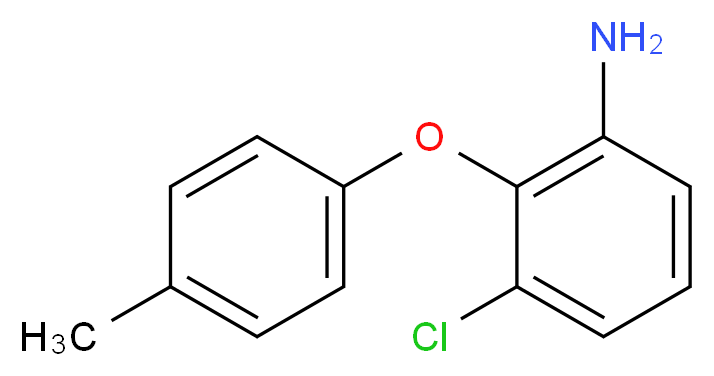 3-Chloro-2-(4-methylphenoxy)aniline_Molecular_structure_CAS_)