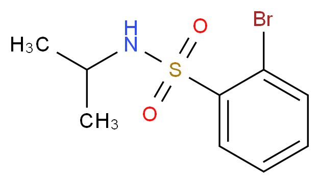 2-Bromo-N-isopropylbenzenesulphonamide_Molecular_structure_CAS_)