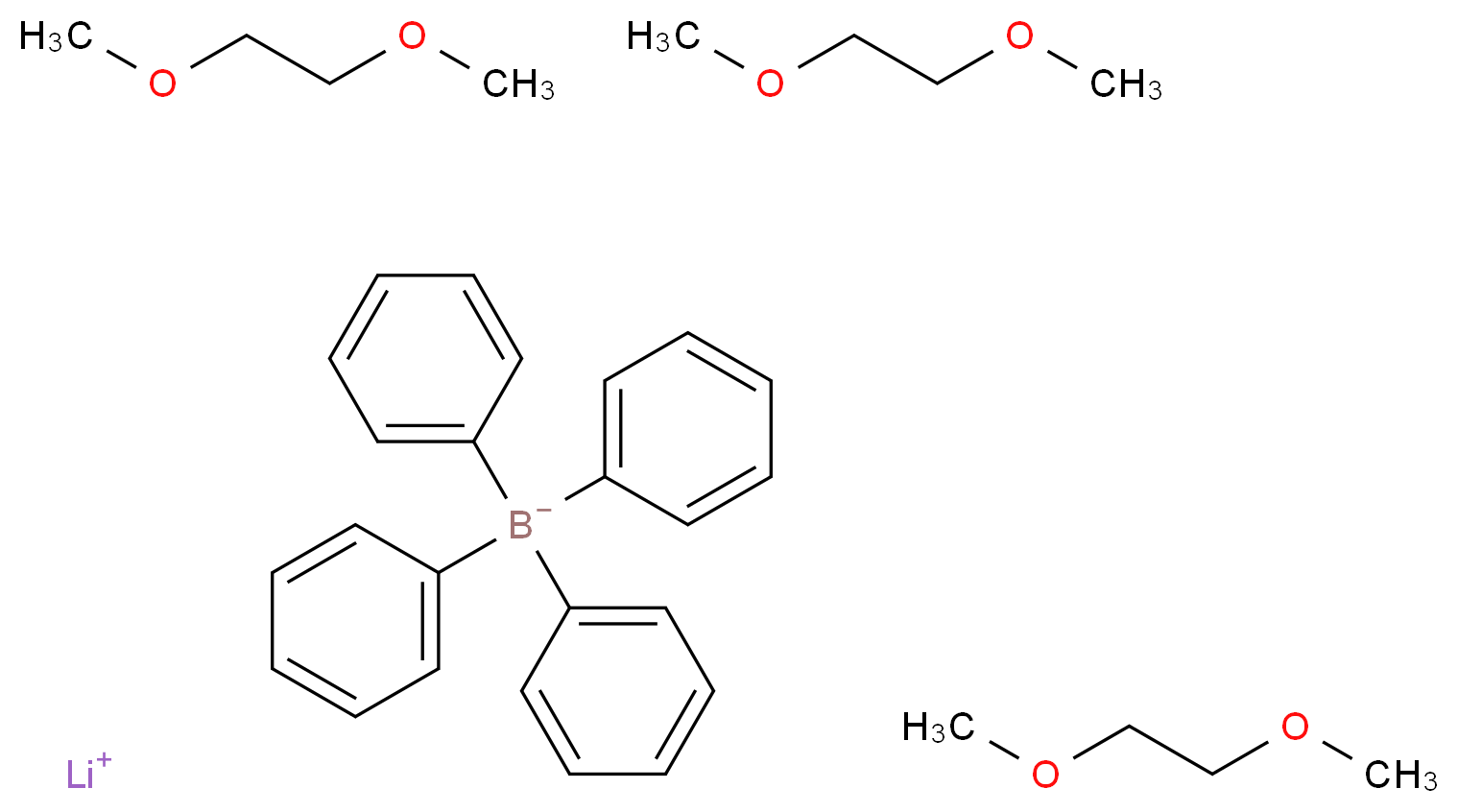 Lithium tetraphenylborate tris(1,2-dimethoxyethane)_Molecular_structure_CAS_75965-35-4)