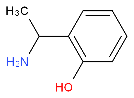 2-(1-aminoethyl)phenol_Molecular_structure_CAS_89985-53-5)