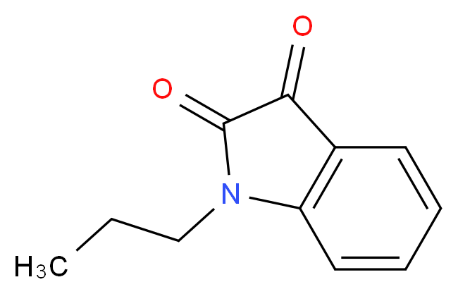 1-Propyl-1H-indole-2,3-dione_Molecular_structure_CAS_41042-12-0)