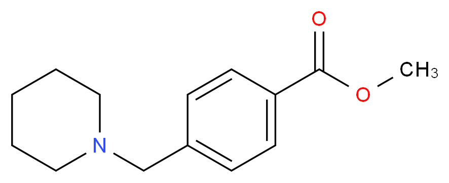 methyl 4-(piperidin-1-ylmethyl)benzoate_Molecular_structure_CAS_68453-37-2)