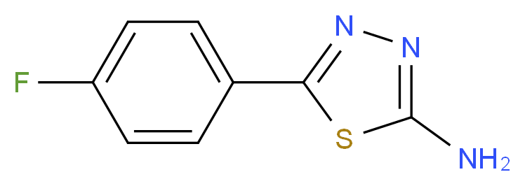5-(4-Fluoro-phenyl)-[1,3,4]thiadiazol-2-ylamine_Molecular_structure_CAS_942-70-1)