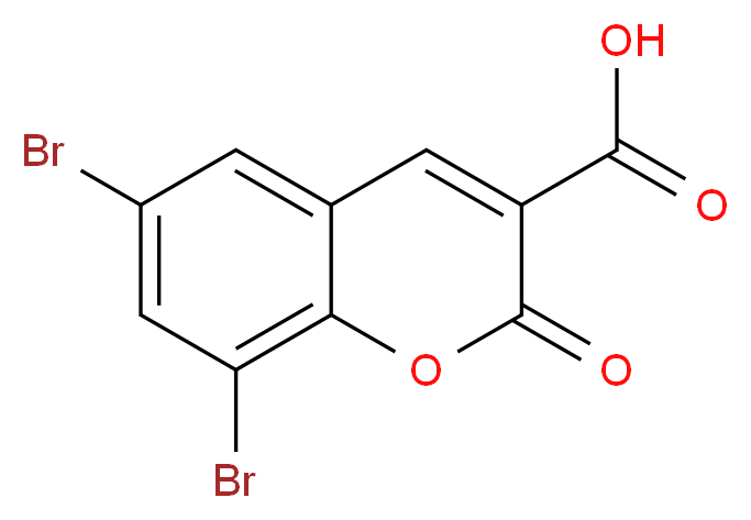 6,8-Dibromo-2-oxo-2H-chromene-3-carboxylic acid_Molecular_structure_CAS_3855-87-6)
