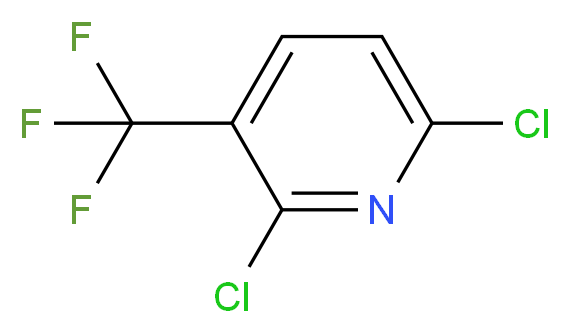 2,6-Dichloro-3-(trifluoromethyl)pyridine_Molecular_structure_CAS_)