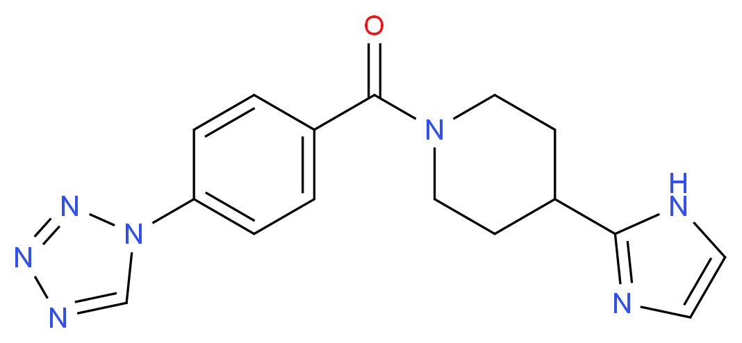 4-(1H-imidazol-2-yl)-1-[4-(1H-tetrazol-1-yl)benzoyl]piperidine_Molecular_structure_CAS_)