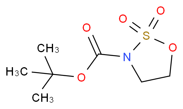 3-Boc-1,2,3-oxathiazolidine 2,2-dioxide_Molecular_structure_CAS_459817-82-4)