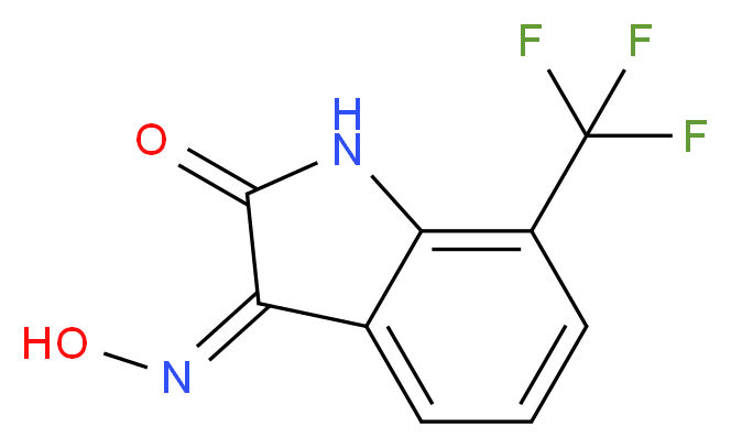 (3Z)-7-(Trifluoromethyl)-1H-indole-2,3-dione 3-oxime_Molecular_structure_CAS_74396-78-4)
