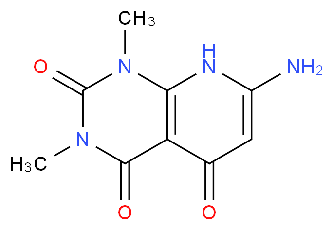 7-Amino-1,3-dimethyl-1H,8H-pyrido[2,3-d]pyrimidine-2,4,5-trione_Molecular_structure_CAS_117525-95-8)