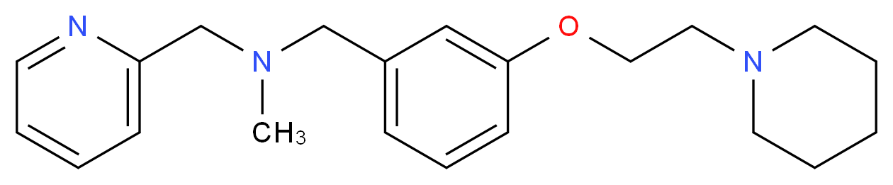 N-methyl-1-[3-(2-piperidin-1-ylethoxy)phenyl]-N-(pyridin-2-ylmethyl)methanamine_Molecular_structure_CAS_)