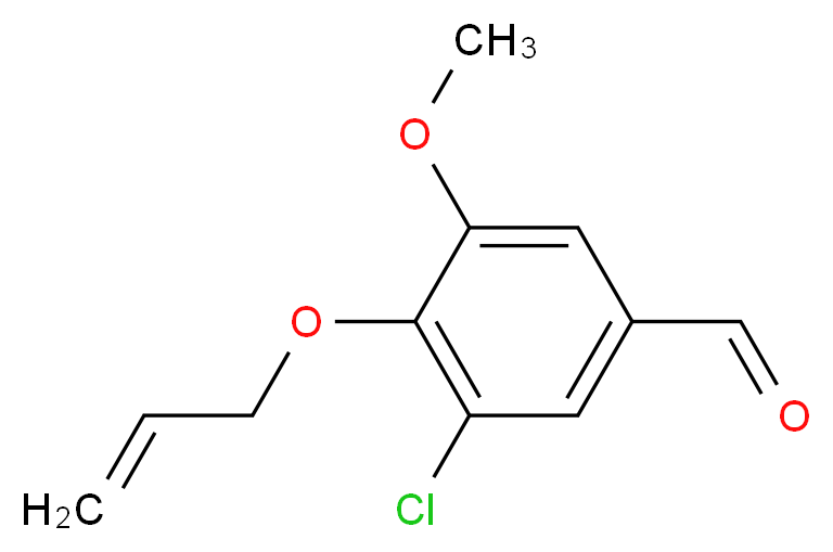 4-(allyloxy)-3-chloro-5-methoxybenzaldehyde_Molecular_structure_CAS_428479-97-4)