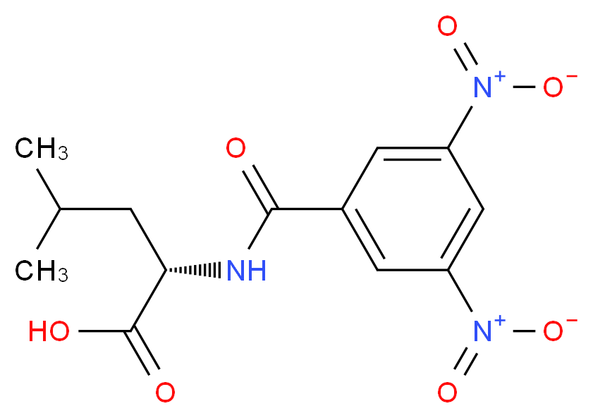 N-(3,5-Dinitrobenzoyl)-L-leucine_Molecular_structure_CAS_7495-01-4)