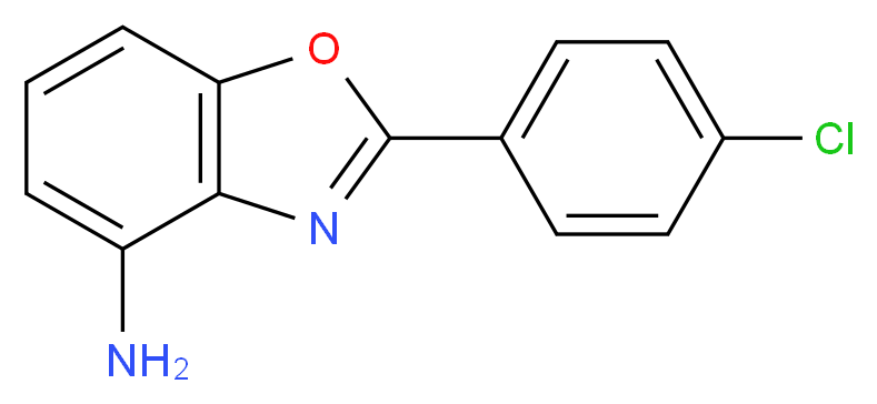 2-(4-chlorophenyl)-4-benzoxazolamine_Molecular_structure_CAS_1159527-26-0)