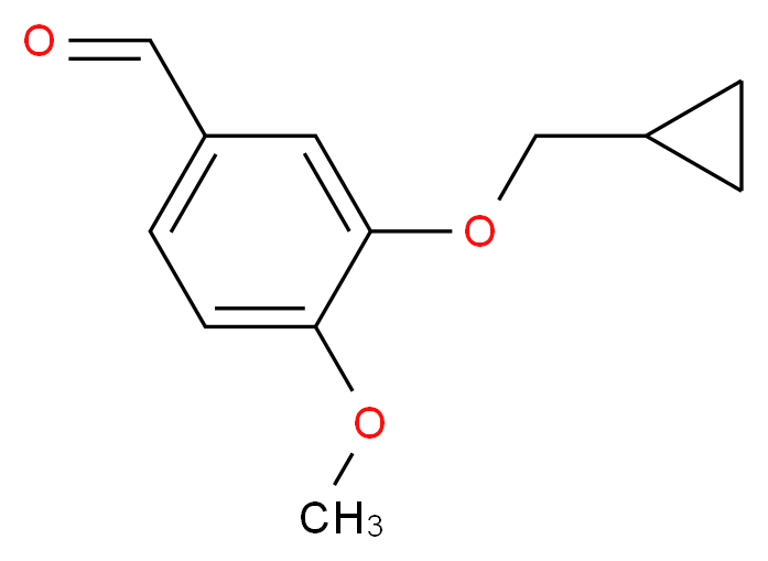 3-Cyclopropylmethoxy-4-methoxybenzaldehyde_Molecular_structure_CAS_153200-64-7)