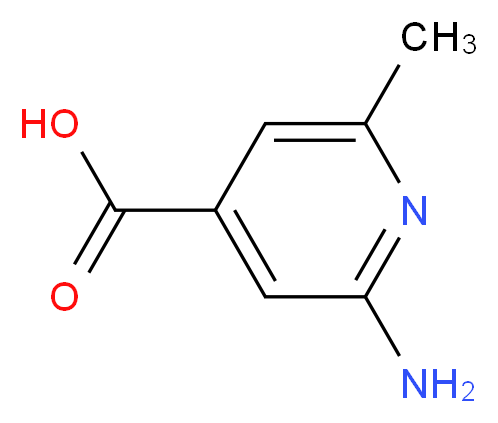 2-amino-6-methylisonicotinic acid_Molecular_structure_CAS_65169-64-4)