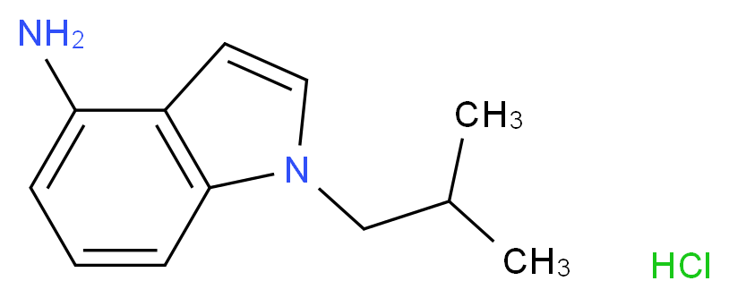 1-isobutyl-1H-indol-4-amine hydrochloride_Molecular_structure_CAS_)