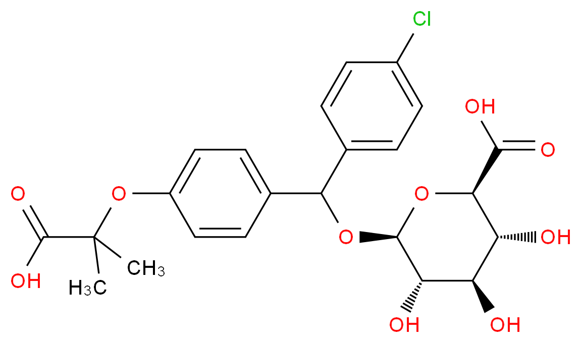 Fenirofibrate O-β-D-Glucuronide_Molecular_structure_CAS_168844-26-6)