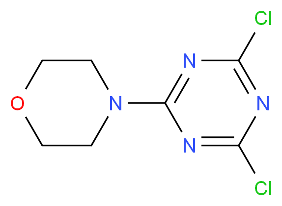 2,4-Dichloro-6-(morpholin-4-yl)-1,3,5-triazine_Molecular_structure_CAS_)