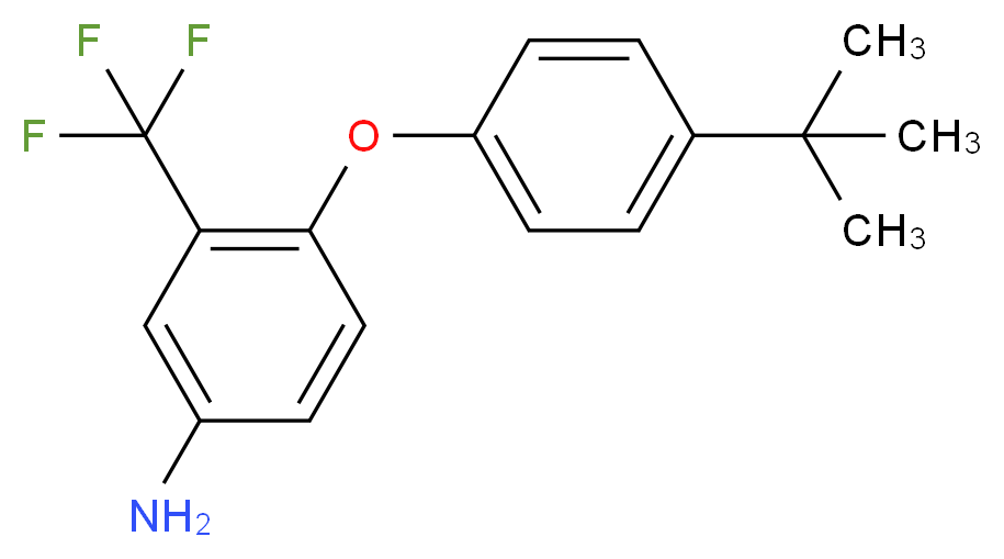 4-[4-(tert-Butyl)phenoxy]-3-(trifluoromethyl)-phenylamine_Molecular_structure_CAS_)