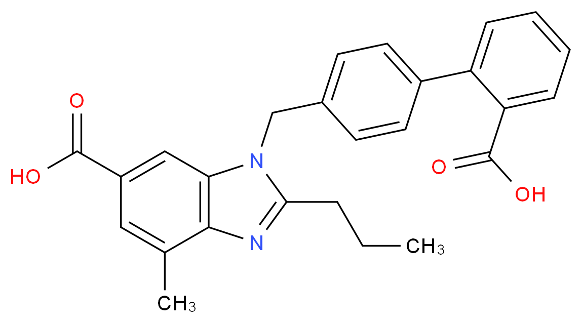 6-Des(1-methyl-2-benzimidazolyl)-6-carboxy Telmisartan_Molecular_structure_CAS_884330-12-5)