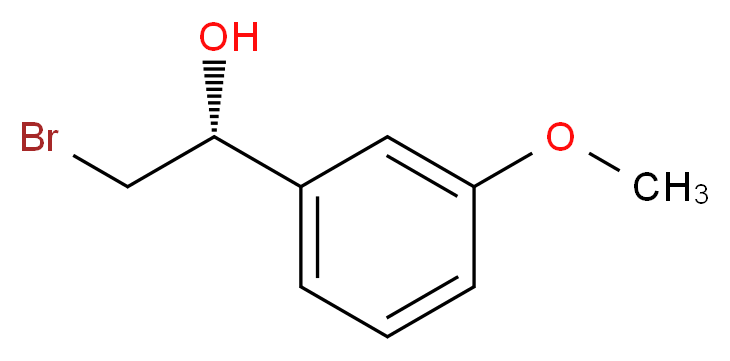 (1R)-2-bromo-1-(3-methoxyphenyl)ethanol_Molecular_structure_CAS_)