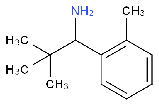2,2-dimethyl-1-(2-methylphenyl)propan-1-amine_Molecular_structure_CAS_)