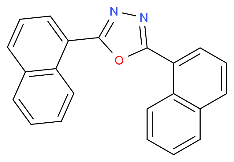 2,5-Bis(1-naphthyl)-1,3,4-oxadiazole_Molecular_structure_CAS_905-62-4)