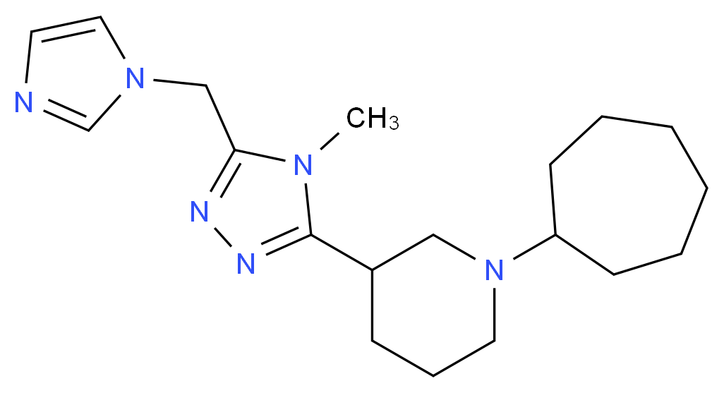 1-cycloheptyl-3-[5-(1H-imidazol-1-ylmethyl)-4-methyl-4H-1,2,4-triazol-3-yl]piperidine_Molecular_structure_CAS_)