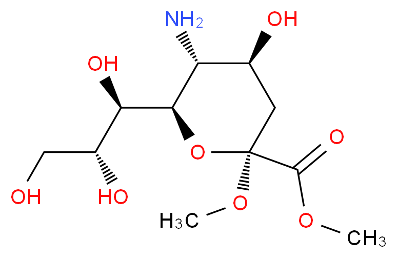 2-O-Methyl β-Neuraminic Acid Methyl Ester_Molecular_structure_CAS_56070-37-2)