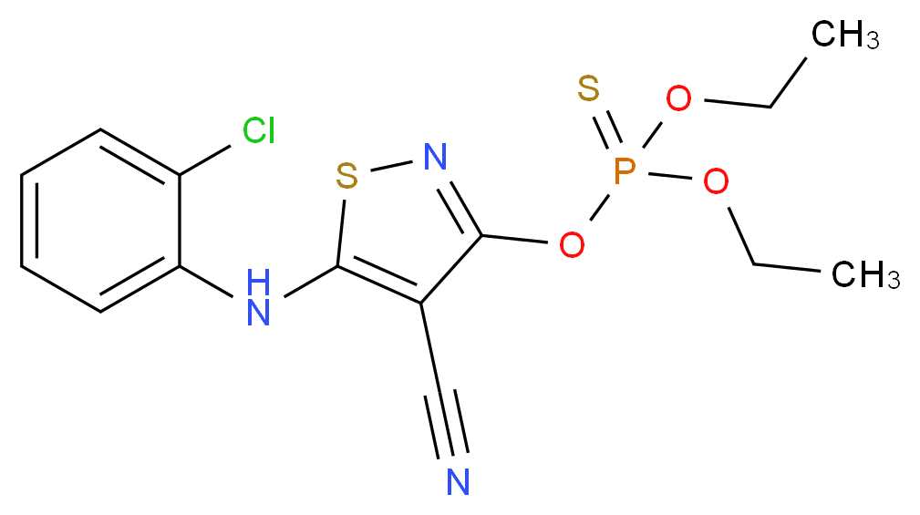 5-(2-chloroanilino)-3-[(diethoxyphosphorothioyl)oxy]isothiazole-4-carbonitrile_Molecular_structure_CAS_)