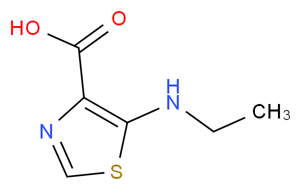 5-(ethylamino)-1,3-thiazole-4-carboxylic acid_Molecular_structure_CAS_)