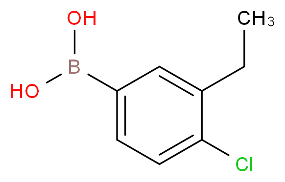 (4-Chloro-3-ethylphenyl)boronic acid_Molecular_structure_CAS_918810-94-3)