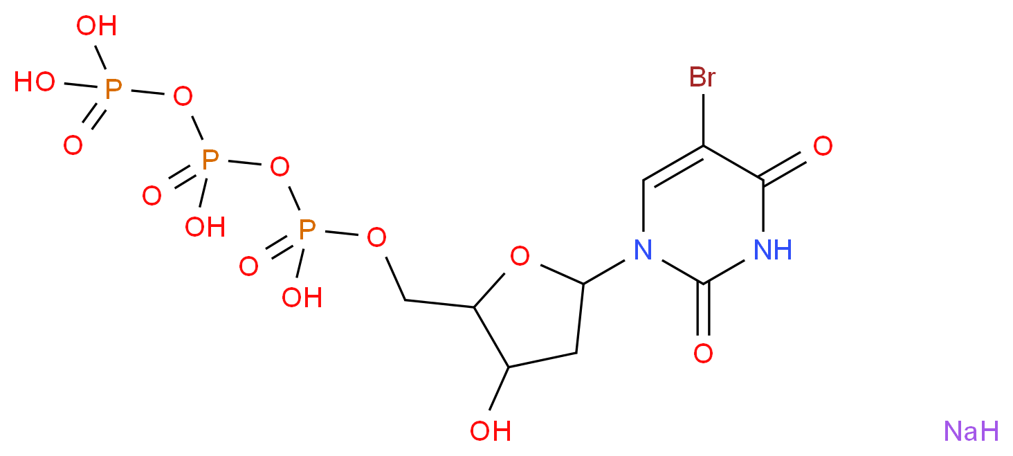 5-Bromo-2′-deoxyuridine 5′-triphosphate sodium salt_Molecular_structure_CAS_102212-99-7)