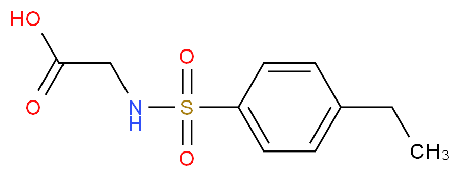 N-[(4-ethylphenyl)sulfonyl]glycine_Molecular_structure_CAS_670255-99-9)