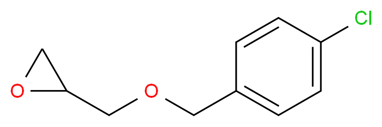 2-{[(4-chlorobenzyl)oxy]methyl}oxirane_Molecular_structure_CAS_)