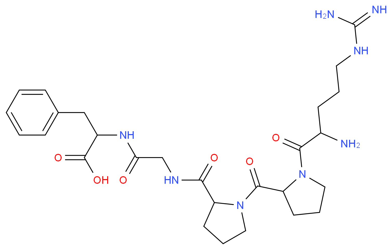 Bradykinin Fragment 1-5_Molecular_structure_CAS_23815-89-6)