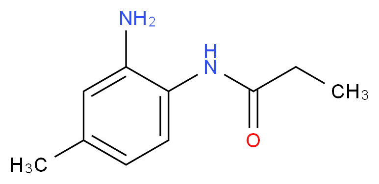 N-(2-amino-4-methylphenyl)propanamide_Molecular_structure_CAS_946736-97-6)