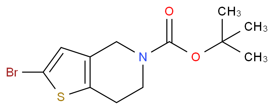 tert-Butyl 2-Bromo-6,7-dihydrothieno[3,2-c]pyridine-5(4H)-carboxylate_Molecular_structure_CAS_949922-62-7)