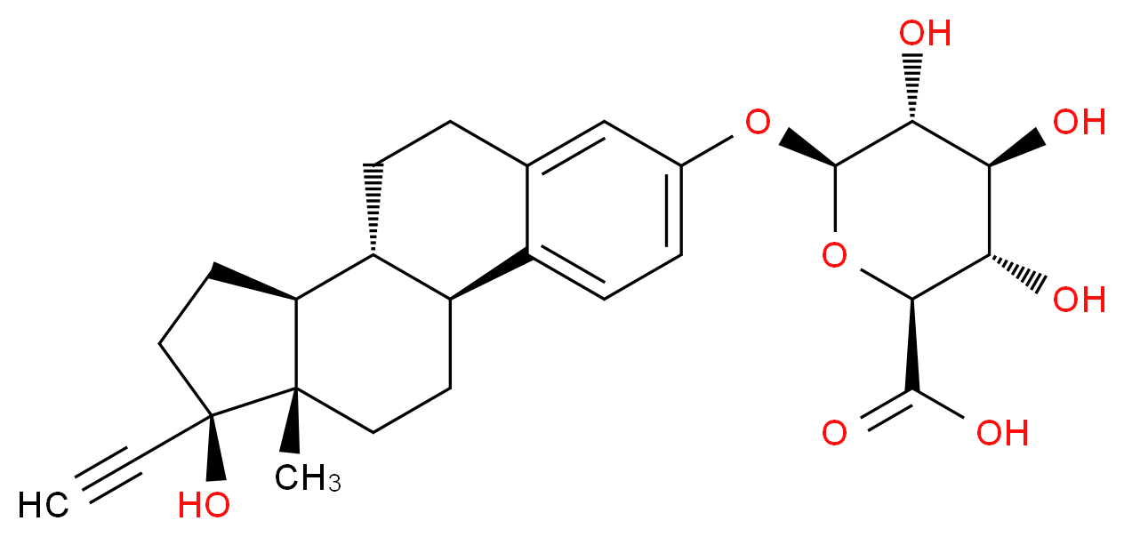 Ethynyl Estradiol 3-β-D-Glucuronide_Molecular_structure_CAS_60134-76-1)