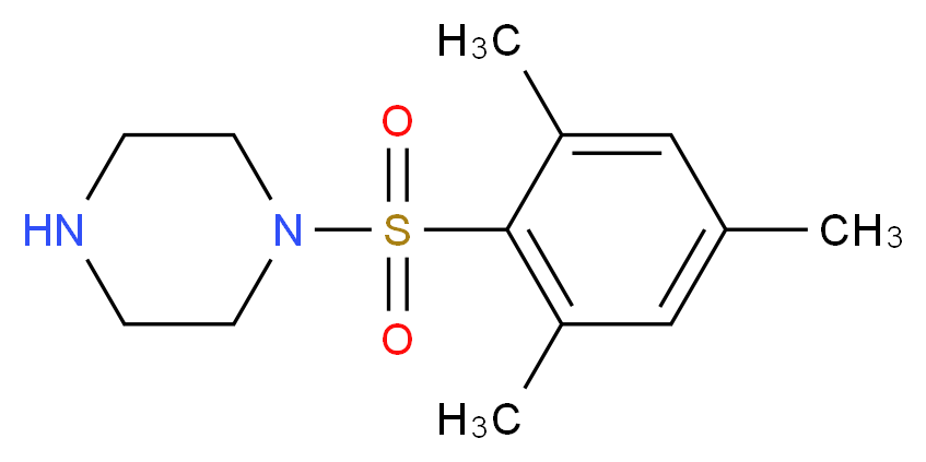 1-(mesitylsulfonyl)piperazine_Molecular_structure_CAS_)