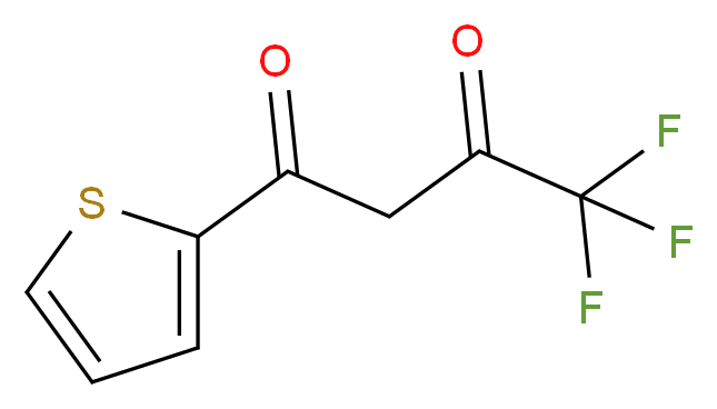 1-(Thien-2-yl)-4,4,4-trifluorobutane-1,3-dione_Molecular_structure_CAS_326-91-0)
