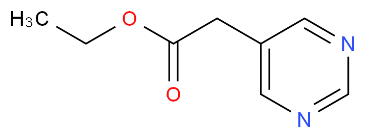 Ethyl 2-(pyrimidin-5-yl)acetate_Molecular_structure_CAS_6214-48-8)