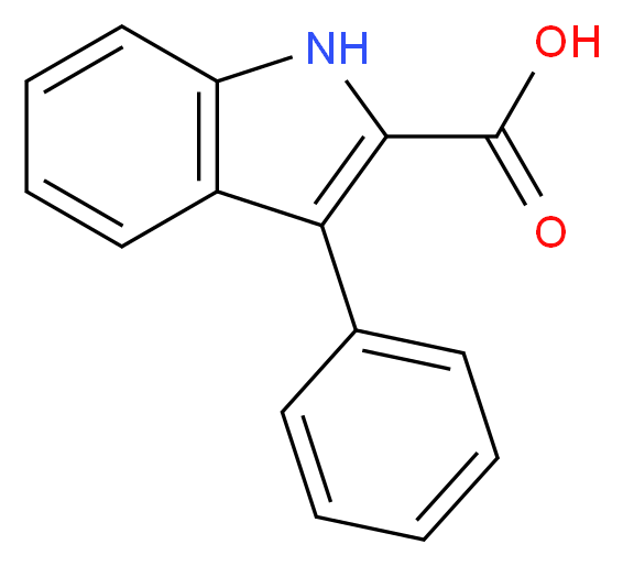 3-Phenyl-1H-indole-2-carboxylic acid_Molecular_structure_CAS_6915-67-9)
