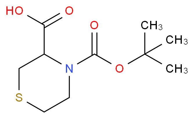 4-(tert-butoxycarbonyl)thiomorpholine-3-carboxylic acid_Molecular_structure_CAS_128453-98-5)