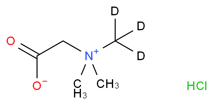 Betaine-d3 Hydrochloride_Molecular_structure_CAS_1219349-47-9)
