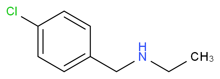 [(4-chlorophenyl)methyl](ethyl)amine_Molecular_structure_CAS_)