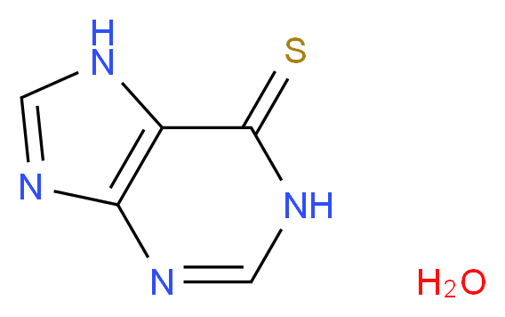 6-Mercaptopurine monohydrate_Molecular_structure_CAS_6112-76-1)
