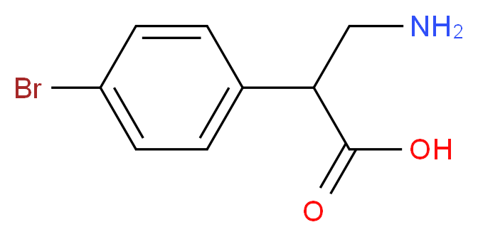 3-AMINO-2-(4-BROMO-PHENYL)-PROPIONIC ACID_Molecular_structure_CAS_)