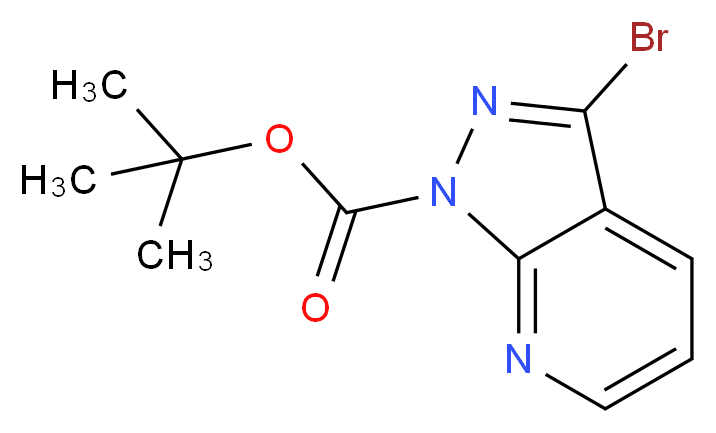 tert-Butyl 3-Bromopyrazolo[3,4-b]pyridine-1-carboxylate_Molecular_structure_CAS_1234616-46-6)